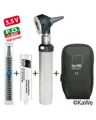 Otoskop COMBILIGHT F.O. 30 LED high power mit Ladegriff und Ohrtrichtern 