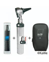 Otoskop EUROLIGHT C30, mit CLIC-Verschluss, inkl. Tasche und je 10 Ohrtrichtern 