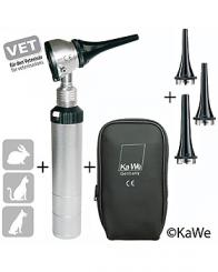 Otoskop EUROLIGHT VET C 30, inkl. 3 Dauer-Ohrtrichtern, d=4, 5, 7mm 