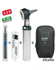 Otoskop COMBILIGHT F.O. 30, 3,5 V standard, mit Ladegriff und Ohrtrichtern 