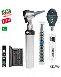 Diagnostik-Set, Otoskop EUROLIGHT F.O.30 LED und Ophthalmoskop E36 (EU) 3,5V mit Zubehör 