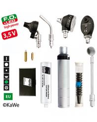 Diagnostik-Set, Otoskop COMBILIGHT F.O.30 LED und Ophthalmoskop EUROLIGHT E36 (EU) 3,5V mit Zubehör ohne Lasergravur