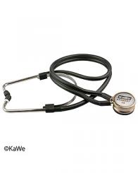 Planet-Stethoskop nach Fassbender, schwarz, 2 Schlauch, für die Kardiologie 