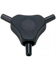 Y-Stück, kunststoff schwarz 