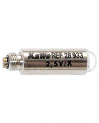 Xenon-Lampe 2,5 V, für alle KaWe F.O.Otoskope 2,5 V 