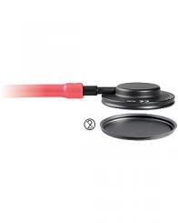 Aluminium-Bruststück Sonus Flat Flex allein für Einweg-Membrane u. Einweg Trichter 