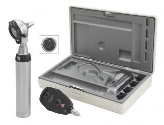 Diagnostik Set HEINE BETA 200 F.O. LED, mit USB Ladegriff, Kabel, Netzteil, Tips 