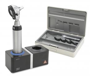 Otoskop HEINE BETA 200 F.O. LED, mit Ladegriff, Tips, Ladegerät 