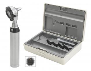 Otoskop HEINE BETA 200 F.O. LED, mit USB Ladegriff, Kabel, Netzteil, Tips 