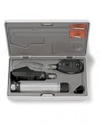 Ophthalmoskop Set HEINE BETA 200 S, mit Strich-Skiaskop, im Hartschalenetui 