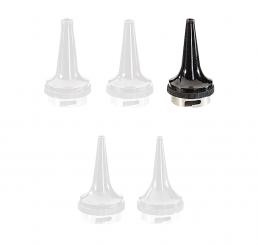 Kurze, geschlossene Spekula aus SANALON S für geschlitztes Kopfstück 