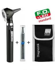 Otoskop PICCOLIGHT F.O. LED standard, 2,5 V, inkl. Tasche und je 10 Ohrtrichtern 