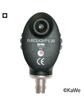 Ophthalmoskop-Kopf EUROLIGHT E30, 2,5 V, allein, mit Clic-Verschluss und 1 Blende 