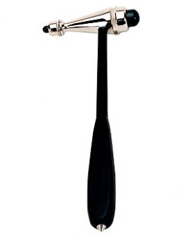 Trömner Reflexhammer, leicht, ohne Pinsel ohne Nadel, mit schwarzem Kunststoffgriff 