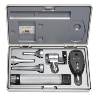 Veterinär Diagnostik Set HEINE G100 3,5V, USB-Ladegriff, Kabel, Netzteil, Spekulas, Etui ohne Lasergravur