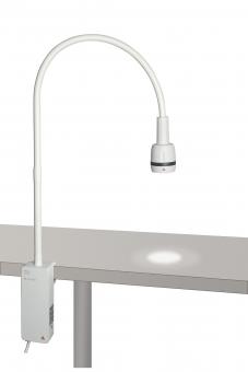 Untersuchungsleuchte HEINE EL3 LED mit Klemmhalterung für die Tischmontage 