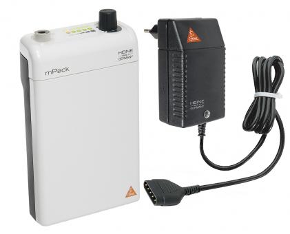 HEINE mPack mit Li-ion Ladebatterie und Steckertrafo 